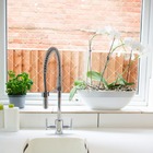 Pelicula Adesiva Vidro Residencial Pontos E Quadrados Branco