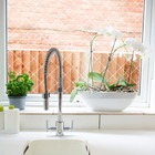 Pelicula Adesiva Vidro Residencial Pontos Geométrico Branca