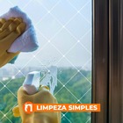 Pelicula Adesiva Vidro Residencial Pontos Geométrico Branca