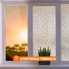 Pelicula Adesivo Eletrostatica 3d Vidro Arranjo De Flores