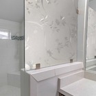 Pelicula Adesivo Eletrostatica 3d Vidro Flores Crisantemo