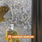 Pelicula Adesivo Eletrostatica 3d Vidro Holograma Mosaico