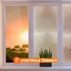 Pelicula Adesivo Eletrostatica 3d Vidro Jateado E Circulos