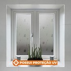 Pelicula Adesivo Eletrostatica 3d Vidro Jateado Flor Manaca