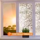 Pelicula Adesivo Eletrostatica 3d Vidro Ondas De Fogo