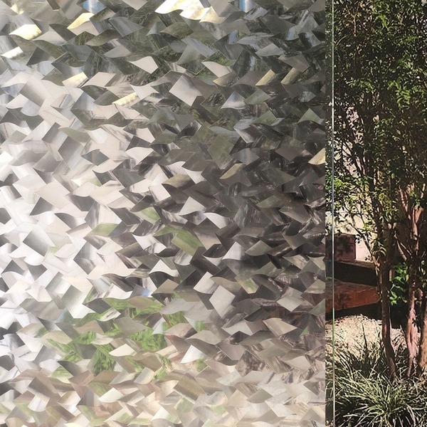 Pelicula Adesivo Eletrostatica 3d Vidro Ondas De Fogo