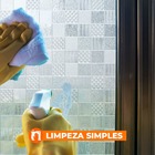 Pelicula Adesivo Eletrostatica 3d Vidro Quadrados Mistos