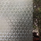 Pelicula Adesivo Eletrostatica 3d Vidro Triangulos