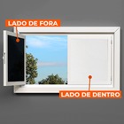 Pelicula Adesivo Eletrostatica Vidro Blackout Preto E Branco