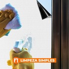 Pelicula Adesivo Eletrostatica Vidro Blackout Preto E Branco