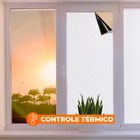 Pelicula Adesivo Eletrostatica Vidro Blackout Preto E Branco