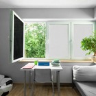 Pelicula Adesivo Eletrostatica Vidro Blackout Preto E Branco