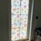 Pelicula Adesivo Eletrostatica Vidro Borboleta Colorido