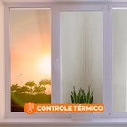 Pelicula Adesivo Eletrostatica Vidro Canelado Transparente