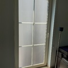 Pelicula Adesivo Eletrostatica Vidro Canelado Transparente