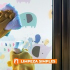 Película Adesivo Eletrostatica Vidro Infantil Animais