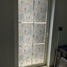 Pelicula Adesivo Eletrostatica Vidro Jateado Desenho Flores