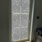 Pelicula Adesivo Eletrostatica Vidro Jateado Flocos De Neve