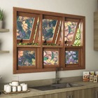 Pelicula Adesivo Eletrostatica Vidro Jateado Flor Magnolia