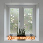 Pelicula Adesivo Eletrostatica Vidro Jateado Folha Bambu