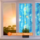 Pelicula Adesivo Eletrostatica Vidro Jateado Fundo Do Mar