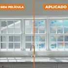 Pelicula Adesivo Eletrostatica Vidro Jateado Nuvem Azul