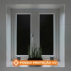 Pelicula Adesivo Eletrostatica Vidro Jateado Preto Blackout