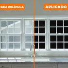 Pelicula Adesivo Eletrostatica Vidro Jateado Preto Blackout