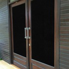 Pelicula Adesivo Eletrostatica Vidro Jateado Preto Blackout