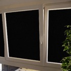 Pelicula Adesivo Eletrostatica Vidro Jateado Preto Blackout