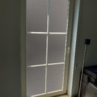 Pelicula Adesivo Eletrostatica Vidro Jateado Preto Fumê