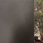 Pelicula Adesivo Eletrostatica Vidro Mini Canelado Fume