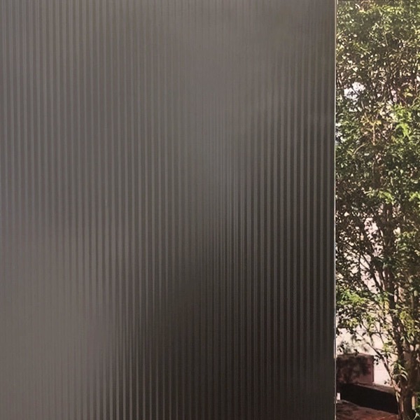 Pelicula Adesivo Eletrostatica Vidro Mini Canelado Fume