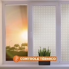 Pelicula Adesivo Eletrostatica Vidro Quadradinhos Brancos