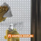 Pelicula Adesivo Eletrostatica Vidro Quadradinhos Brancos