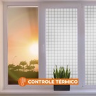 Pelicula Adesivo Eletrostatica Vidro Quadrados Brancos