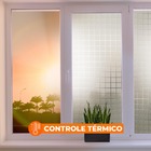 Pelicula Adesivo Eletrostatica Vidro Quadrados Grandes