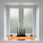 Pelicula Adesivo Eletrostatica Vidro Quadrados Grandes