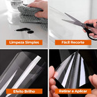 Pelicula Transparente Adesiva De Protetora Para Móveis Brilho