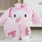 Pelúcia Com Manta Coral Fleece Turma Da Hello Kitty 100x75cm