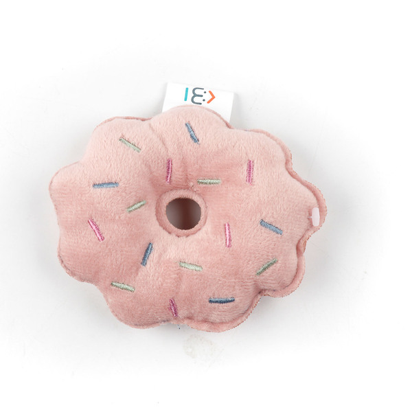 Pelúcia Comidas Donuts Para Pet Oikos Animal Rosa U