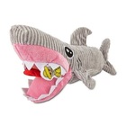 Pelúcia Macia Tubarão Com Apito  Som De Plástico E Esconderijo