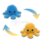 Pelúcia Polvo Reversível Fofinho Macio Feliz Bravo Engraçado