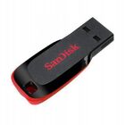 Pen Drive 16gb Sandisk Cruzer Blade Preto/vermelho Usb 2.0 Fl