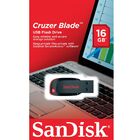 Pen Drive 16gb Sandisk Cruzer Blade Preto/vermelho Usb 2.0 Fl