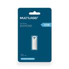 Pen Drive 32gb Diamond 10mb/s Multilaser Pd851