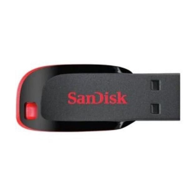 Pen Drive 32gb Sandisk Cruzer Blade Preto/vermelho Usb 2.0