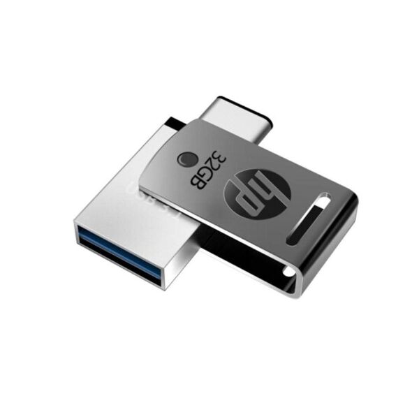 Pen Drive Dual HP Para Smartphone X5000M 32GB, USB 3.1 + Tipo C | Leroy  Merlin