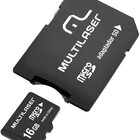 Pen Drive Multilaser 16gb 3 Em 1 Com Cartão De Memória E Adap