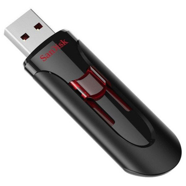 Pen Drive Sandisk 64gb Cruzer Glide Usb 3.0 Tipo A Preto